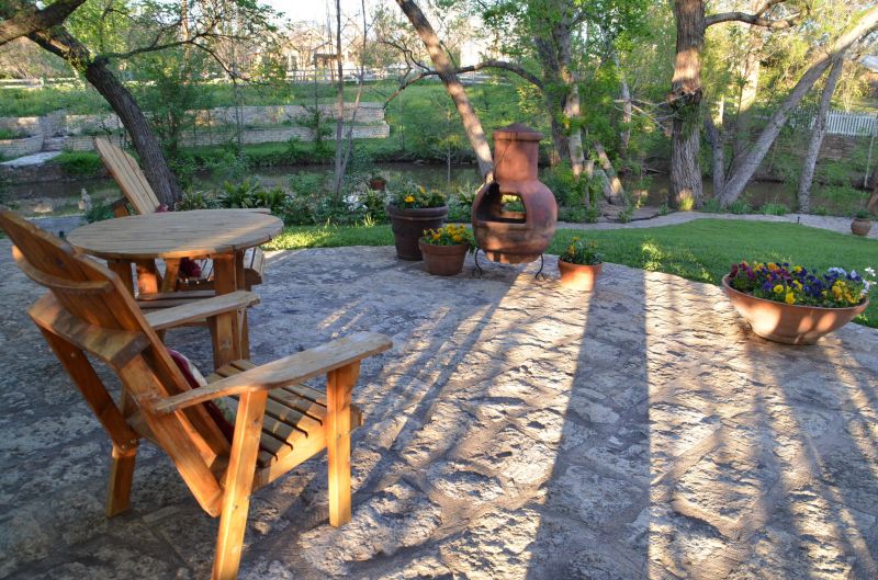 Stylish Stone Patio